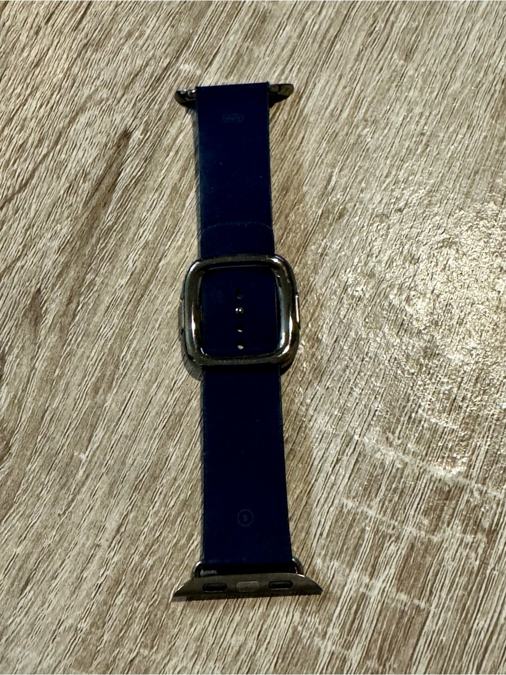 42mm Navy Blue Modern Buckle - Small - Picture 2 of 3